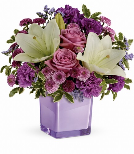 Pleasing Purple Bouquet from Sharon Elizabeth's Floral Designs in Berlin, CT